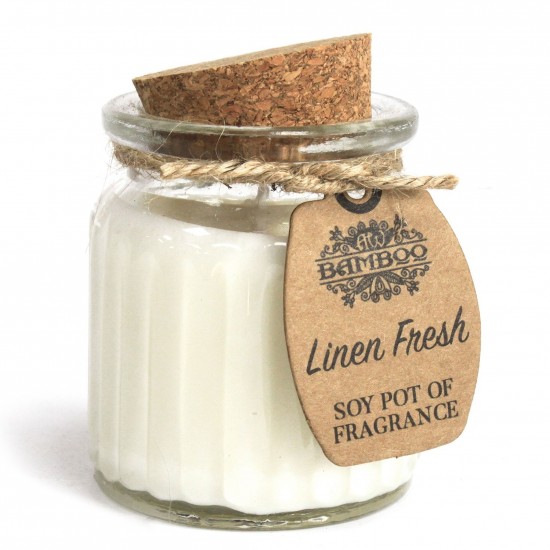 Bougies en pot - Linge Propre